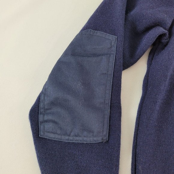 Wool sweater pullover jumper Eppaulets pilot patrol Military Commando Size 16 - Picture 5 of 12